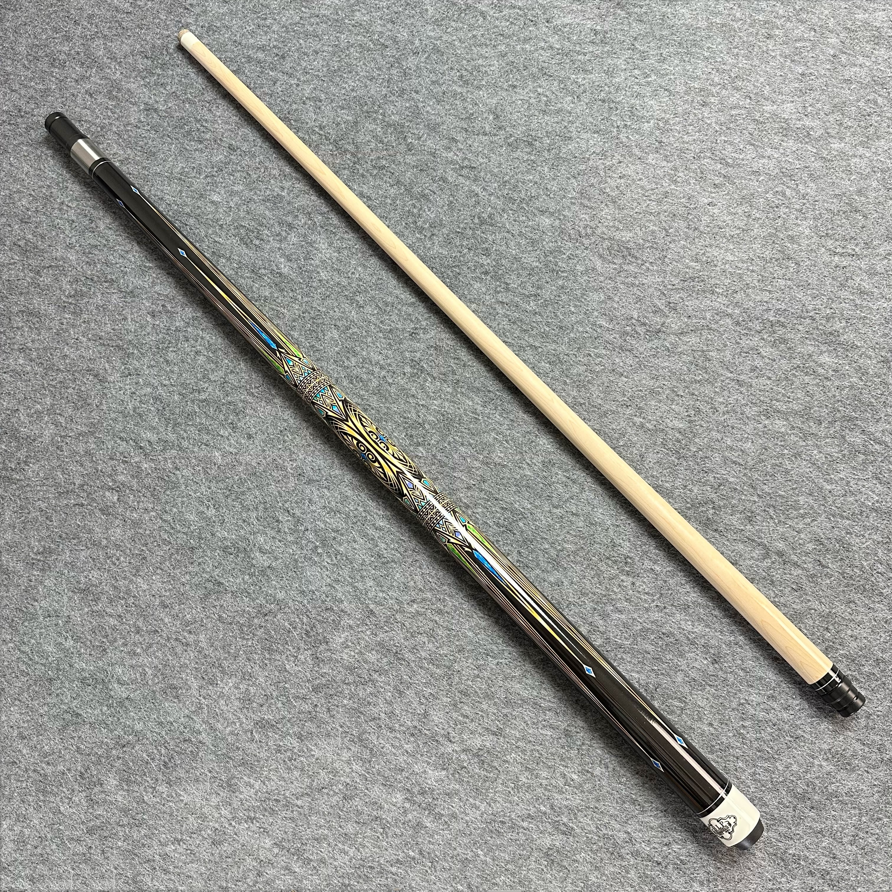 正品星辰系列13mm大头台球杆中式八九球枫木纹款式打感通透打球