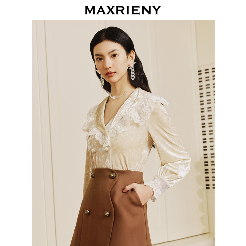 【老板娘夏天】MAXRIENY蕾丝衫