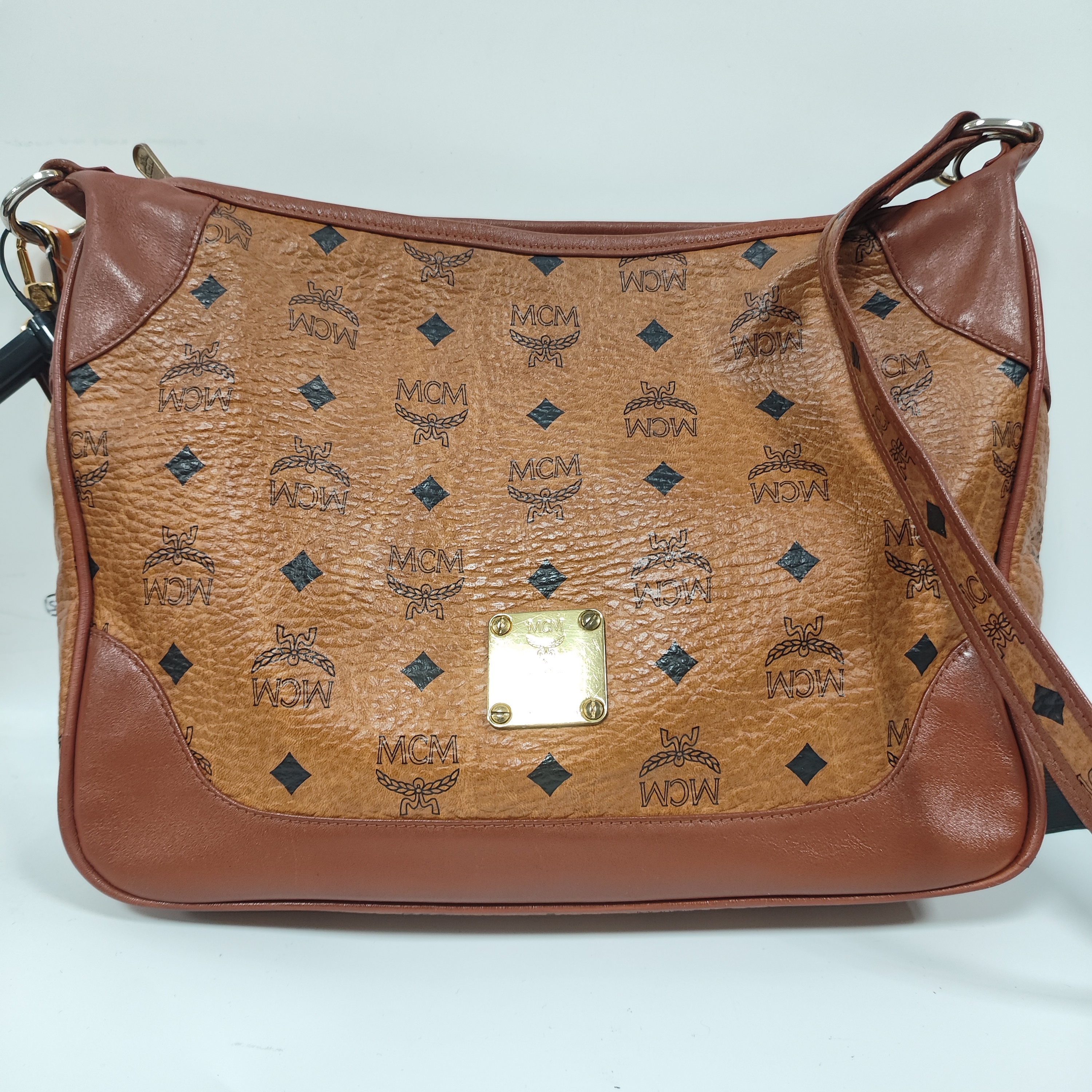 95新 MCM mcm/干邑色单肩包/30003/姐妹花