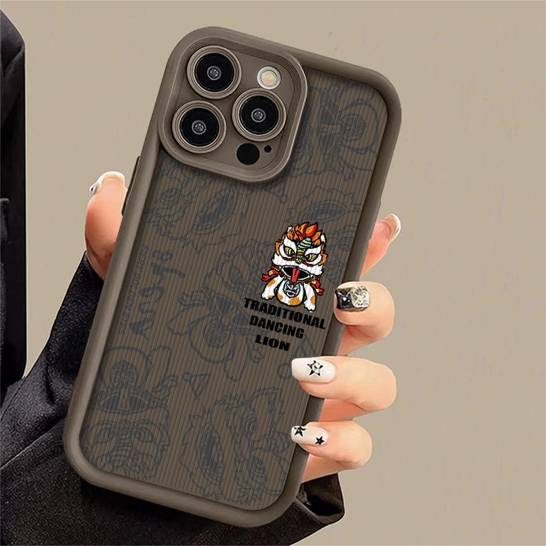 苹果iPhone15/14/13Pro全包12Promax出众小龙手机壳11Pro新款硅胶