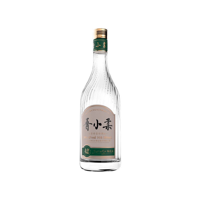 晋小柔杏花村汾酒产区纯粮酿造清香白酒绵柔爽口不头疼42度475ml