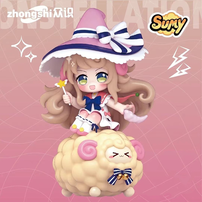 【拆盒】正版苏米十二星座盲盒sumy可爱女孩摆件潮玩公仔手办女生