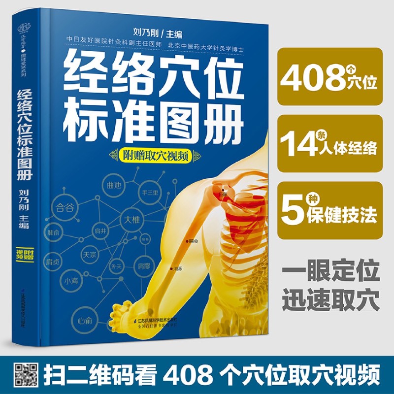 书籍经络穴位标准图册图书