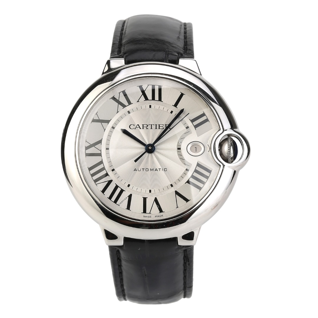 95新 Cartier/卡地亚 淘只/自动男表W69016Z4表径42公价54000
