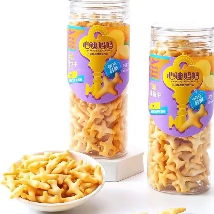 【到手3罐】星迪妈妈飞机薯饼干75g