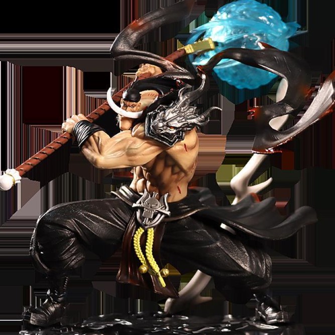 樱木动漫  天狮系列 战斗白胡子  手办模型 带灯球 带彩盒