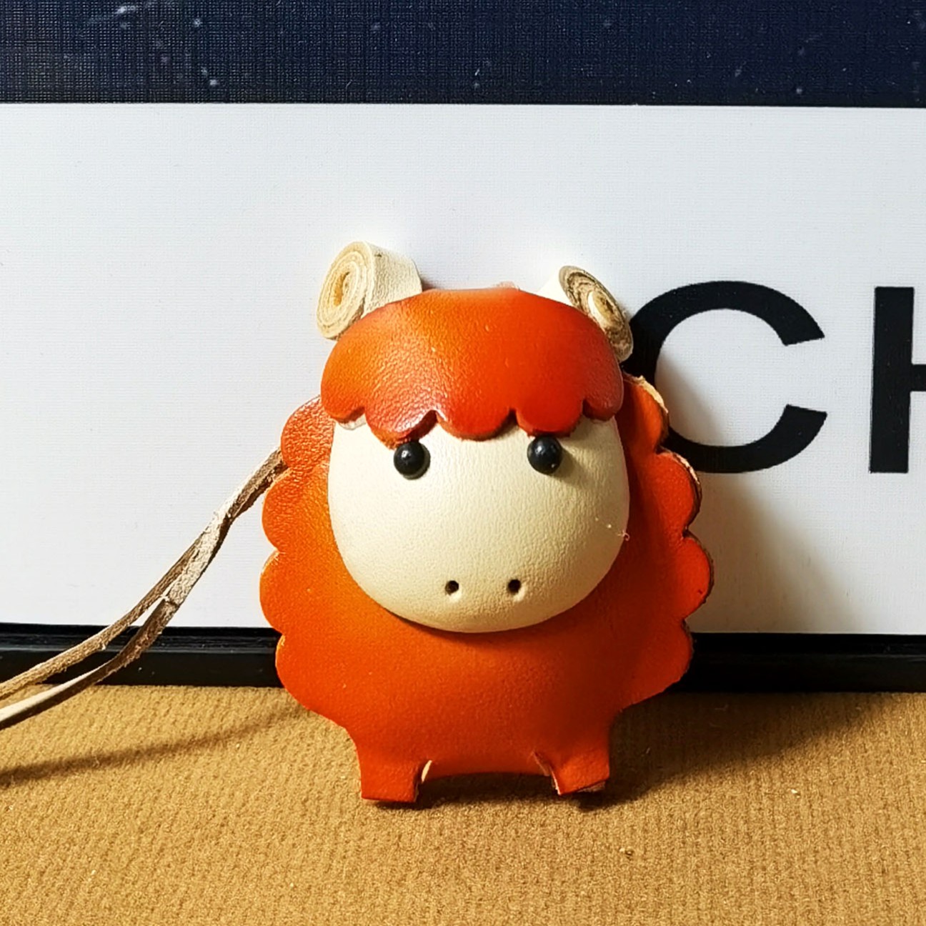 火不火原创设计3008小众创意小卷卷羊时尚可爱卡通休闲百搭钥匙扣