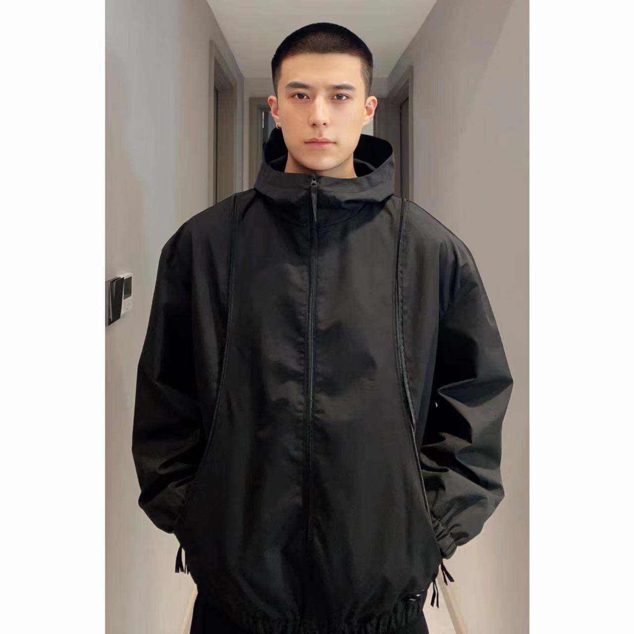 【西博】特氟龙防水户外冲锋衣痞帅桑延冲锋衣夹克秋季户外情侣夹克