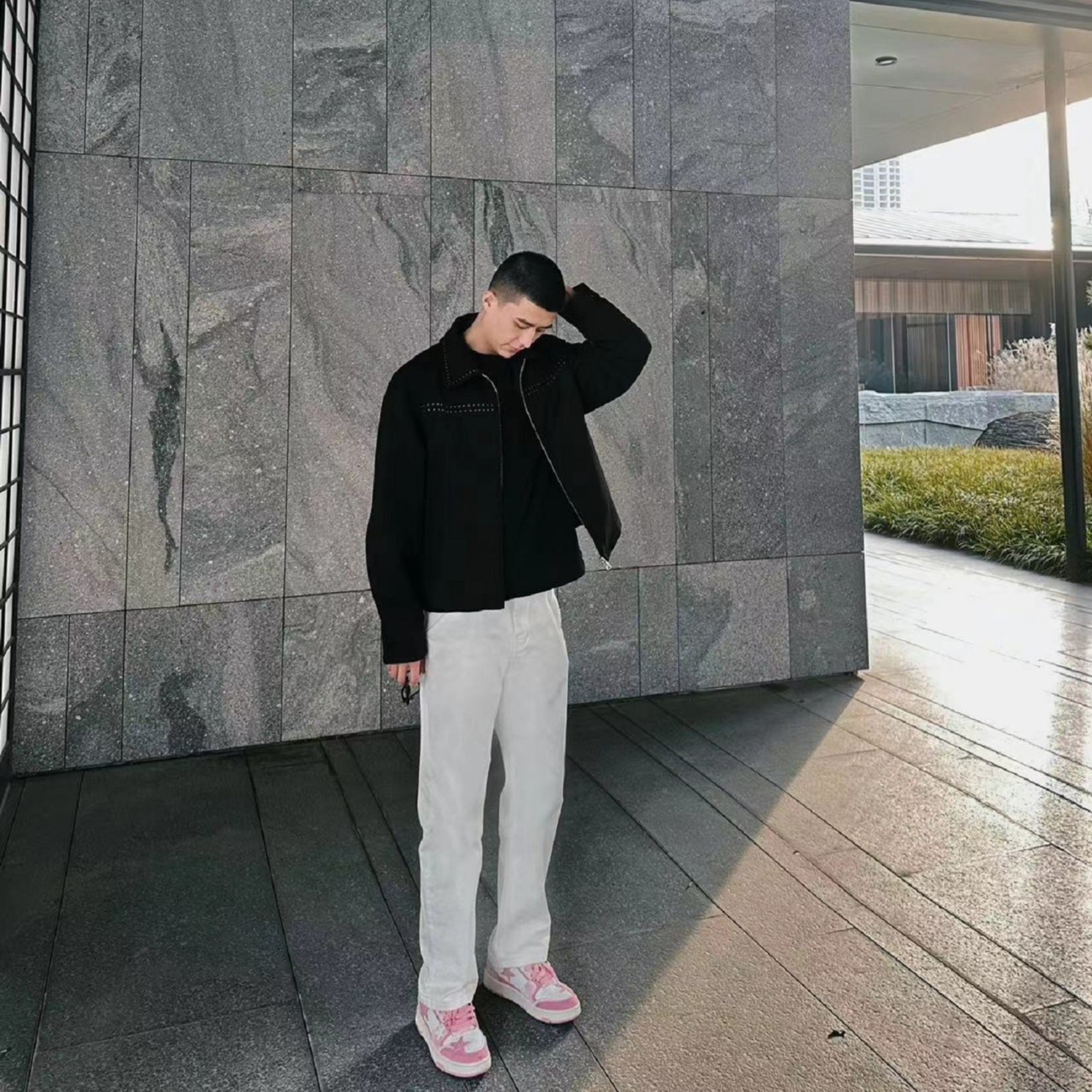 【西博】秋季微喇西裤马吉拉ins风休闲裤9939