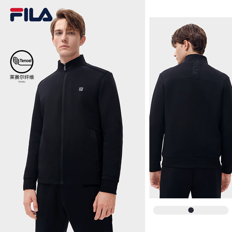 Fila/斐乐男士【舒适立领商务外套】23春夏亲肤休闲男装F11M317505F