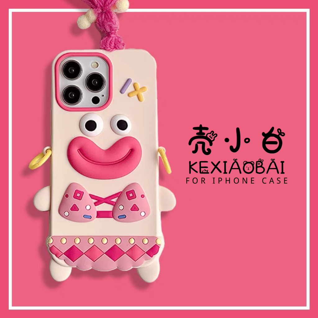 mate60透明保护壳女款网红可爱创意全包立体少女ins卡通搞怪女孩