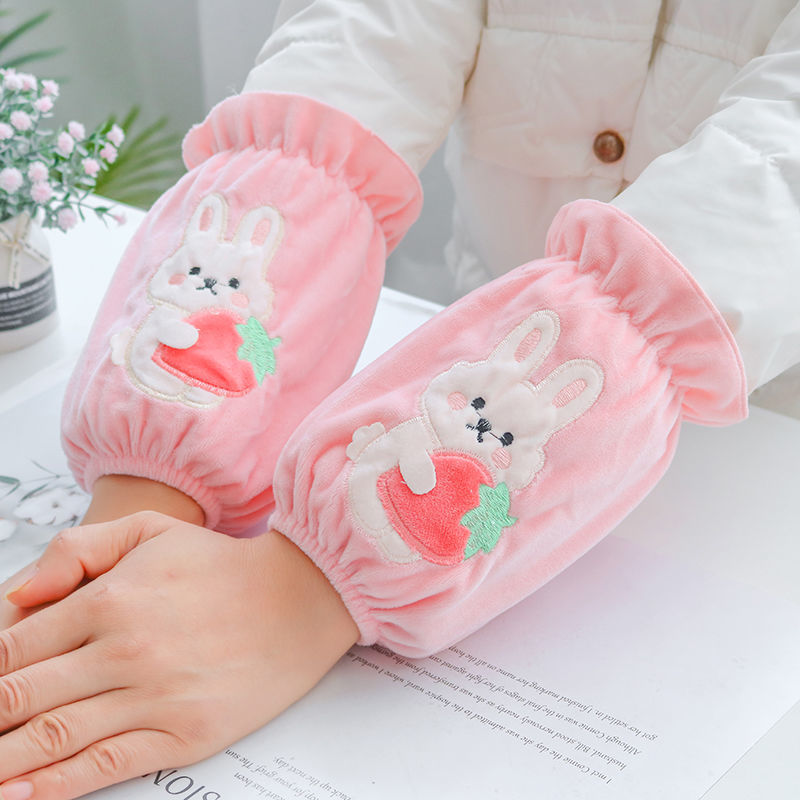 可爱袖套女短款工作ins潮防脏女童套袖儿童手袖头护袖成人秋冬季