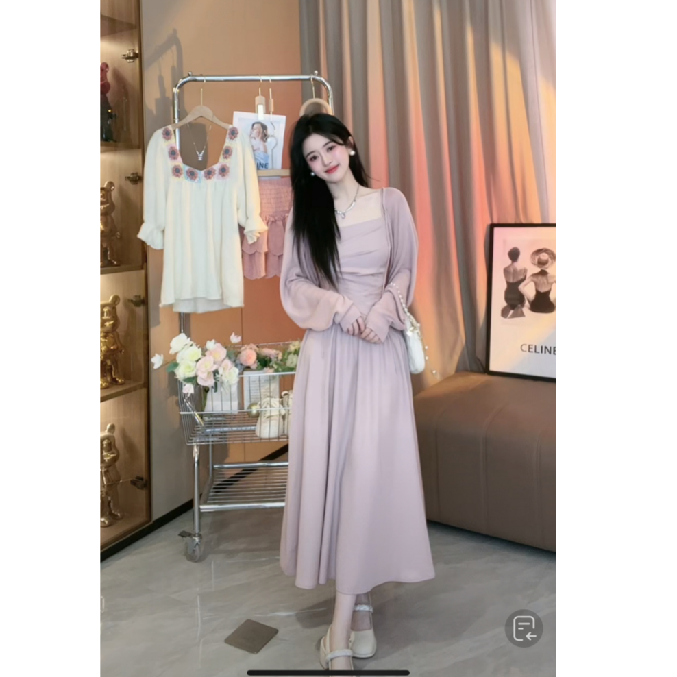 浩哥严选●西野暮色C3LYQ6198连衣裙夏季气质小众设计感温柔裙子