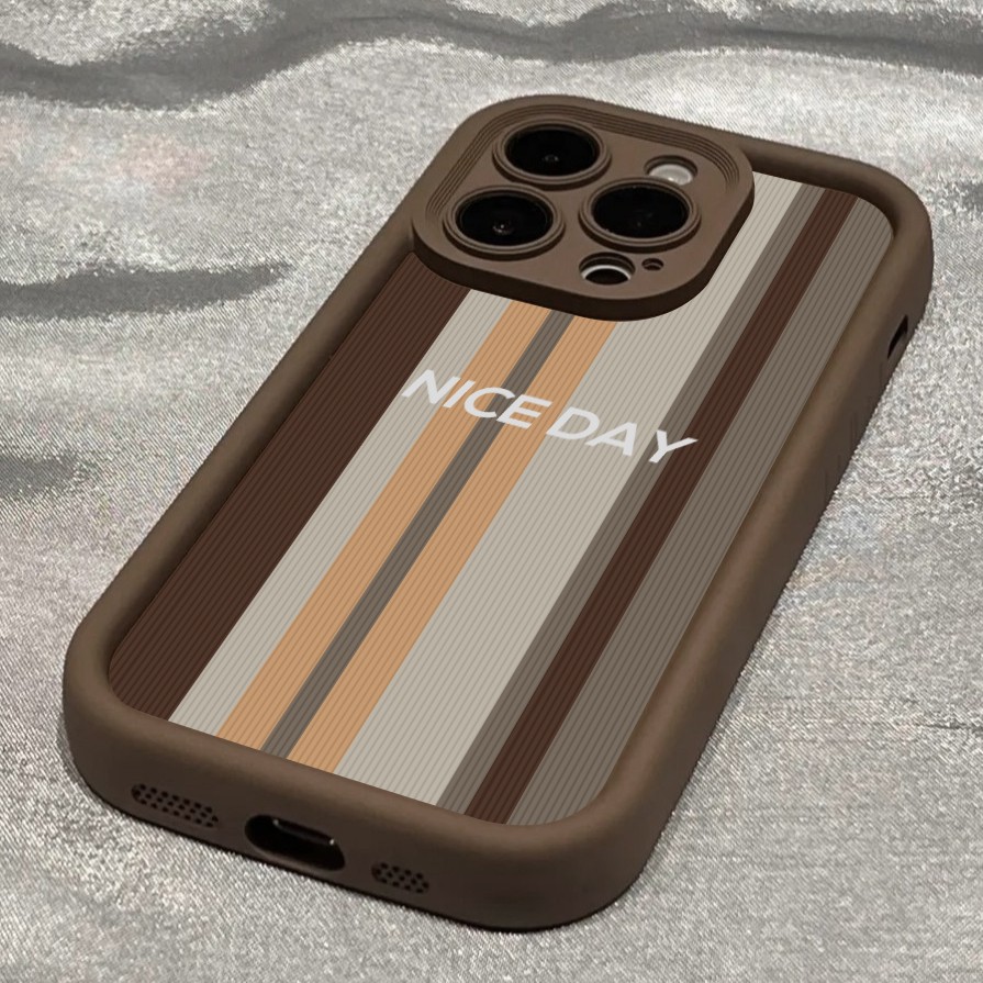 秋冬条纹适用苹果苹果小米oppovivo华为适用iPhone12/13/15手机壳