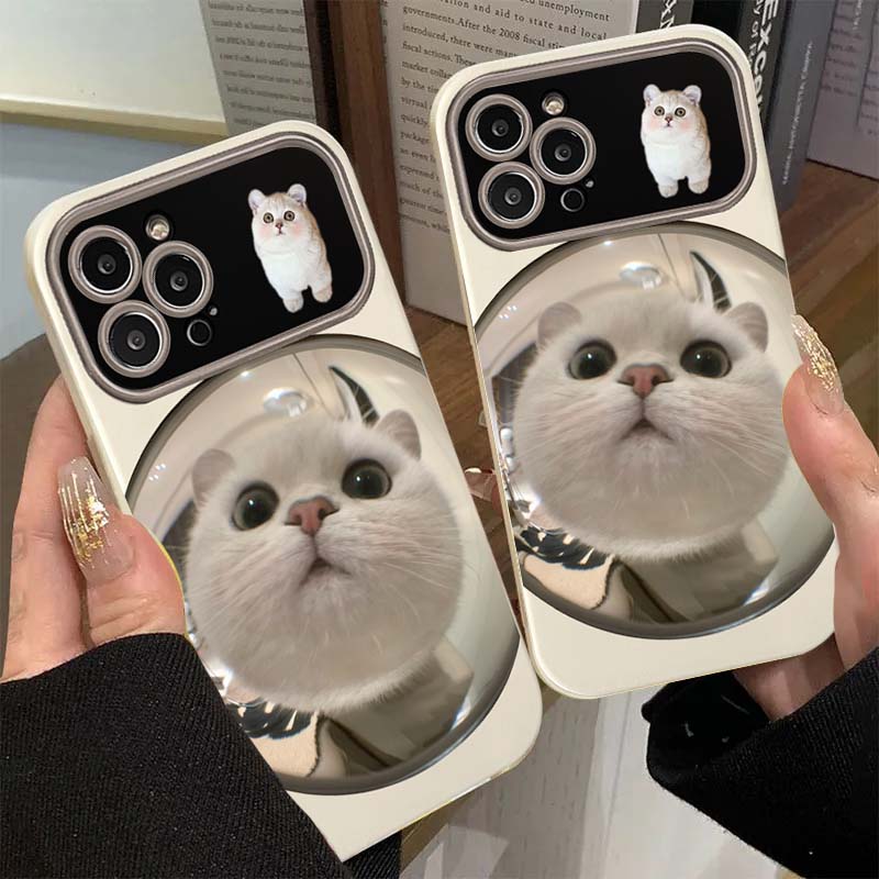 猫眼猫咪华为小米oppovivo苹果适用iPhone15/14/13手机壳防摔软壳