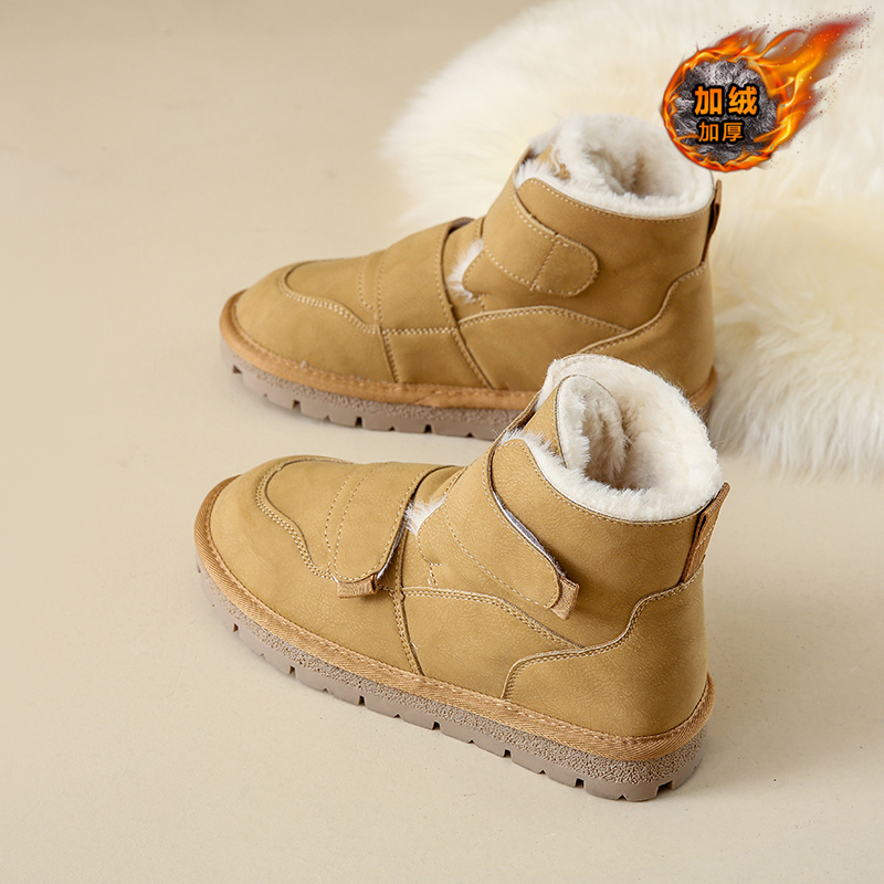回力瑞雪地靴女冬加绒加厚保暖面包棉鞋皮毛一体厚底防滑抗寒棉靴