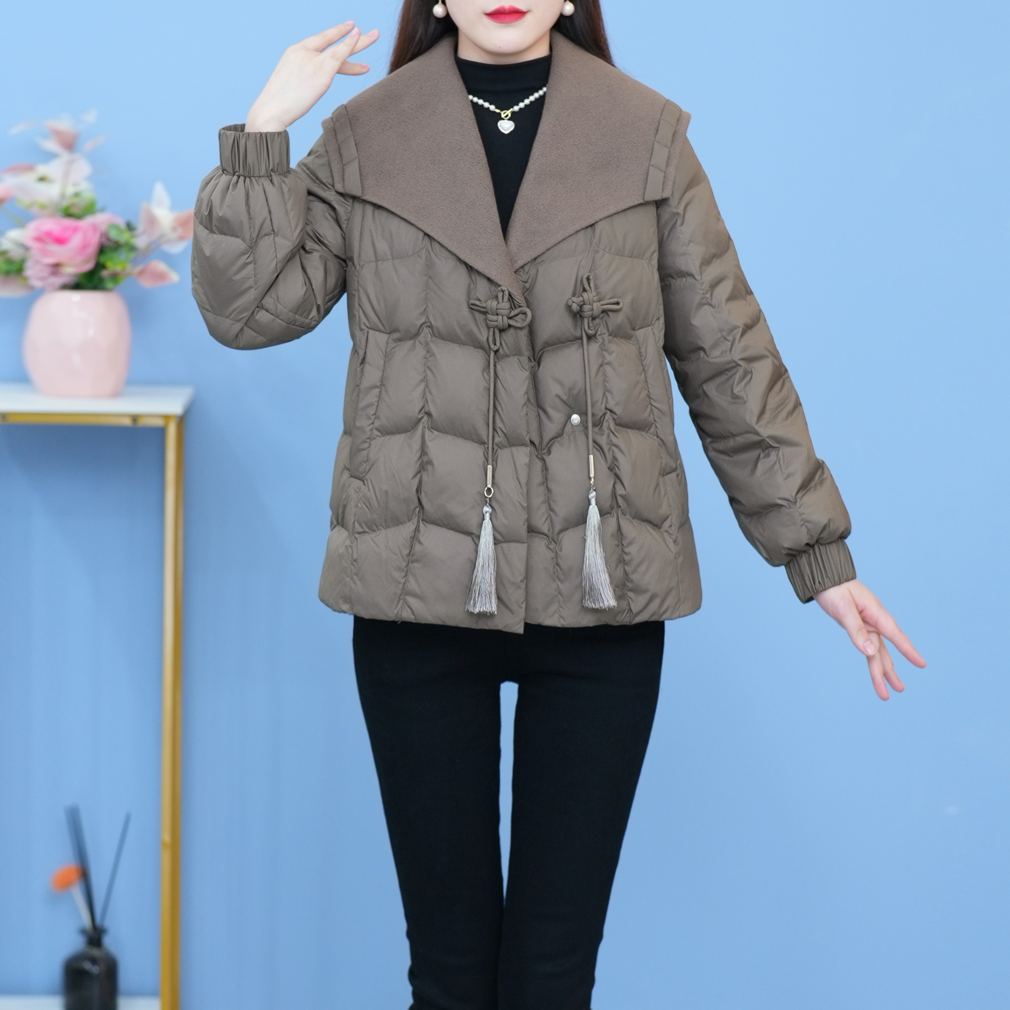 【SJYE5235】秋冬新款时尚气质保暖羽绒服