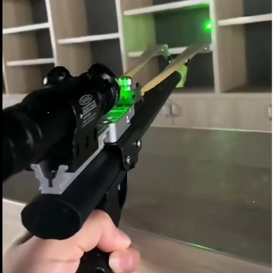 新款加长加厚猫头鹰伸缩长杆弹弓成人专用高精度全套玩具户外