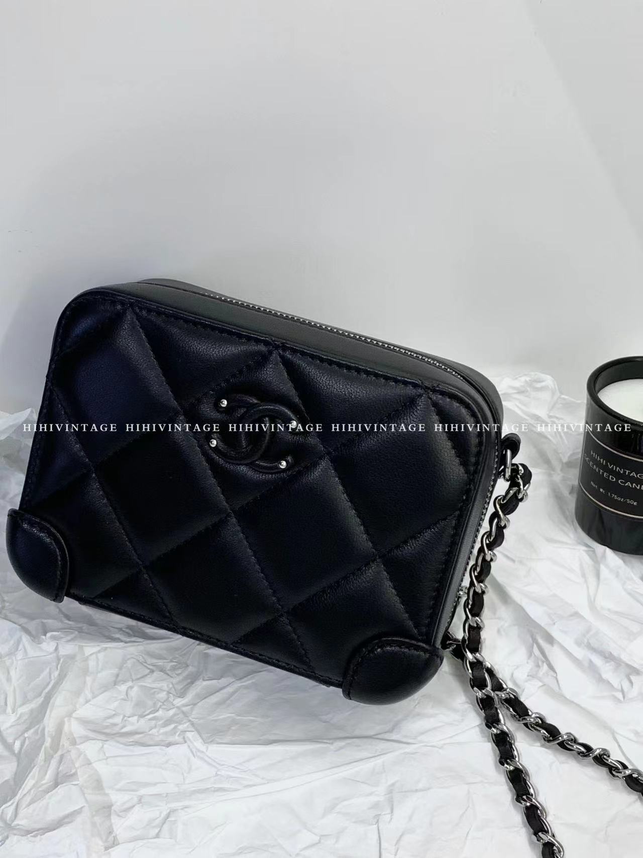 99新  HIHI精选/Chanel so black相机斜挎包/5616838