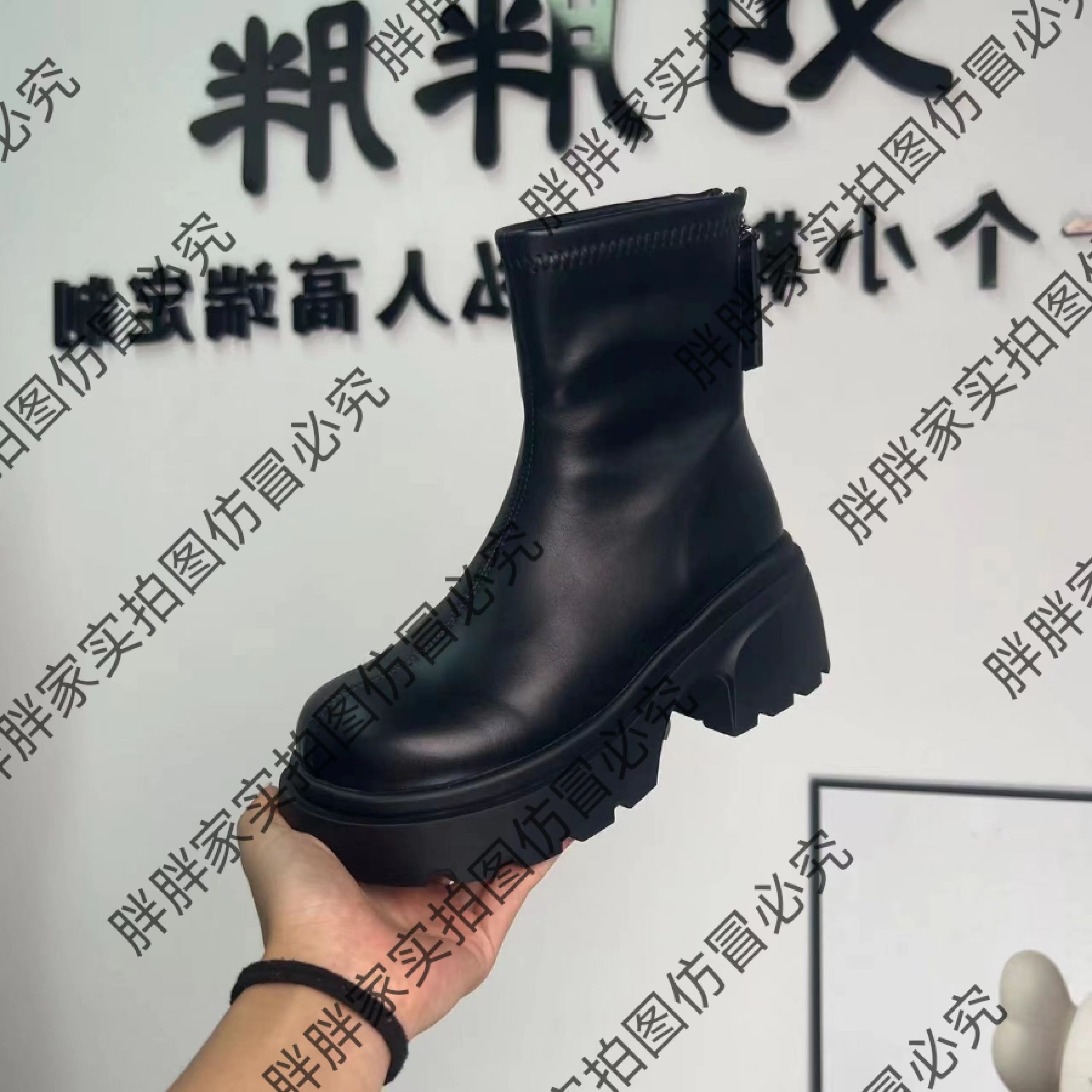 #805-1#女士休闲加棉款马丁靴百搭舒适