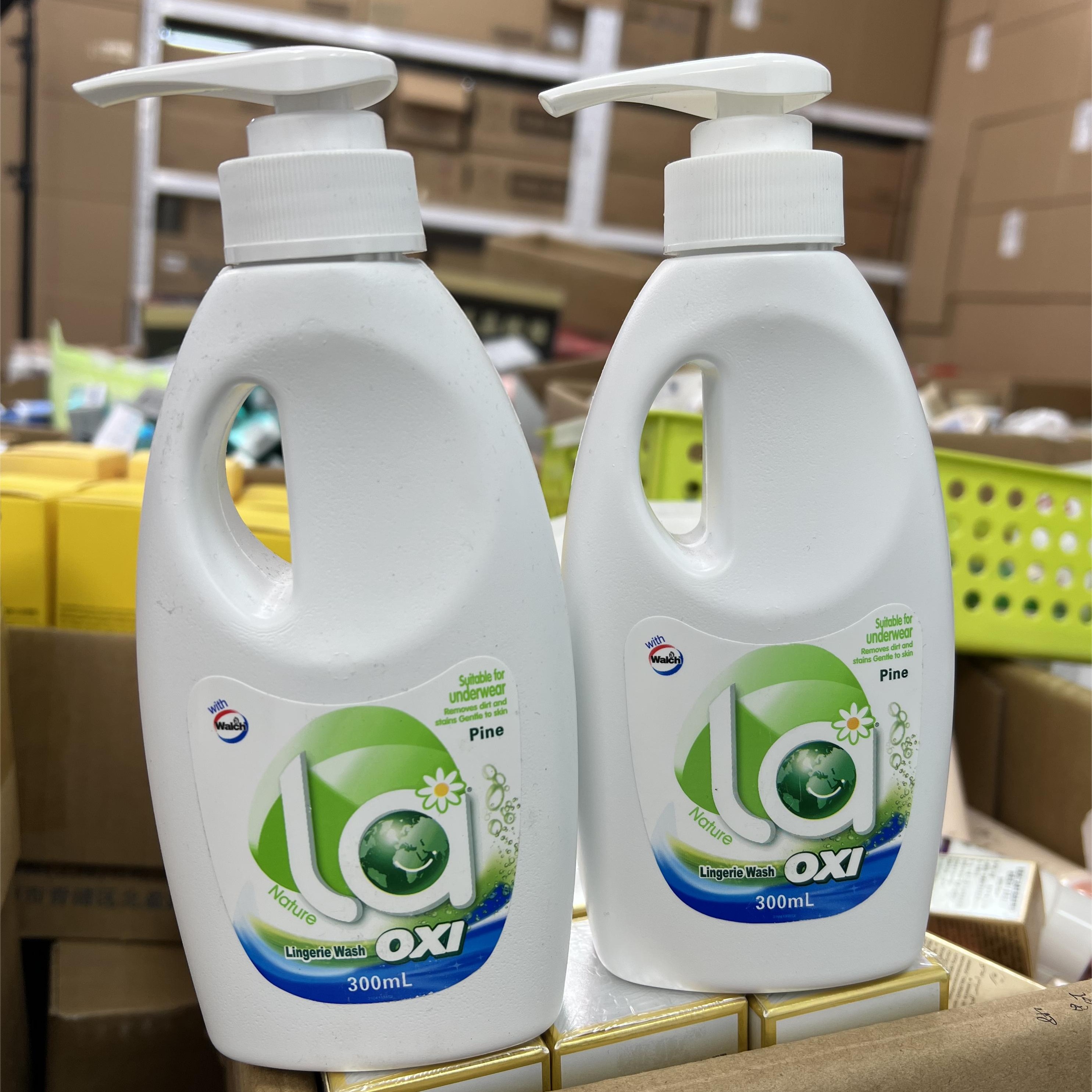 （威氧内衣洗衣液300ml *2）洗脸巾
