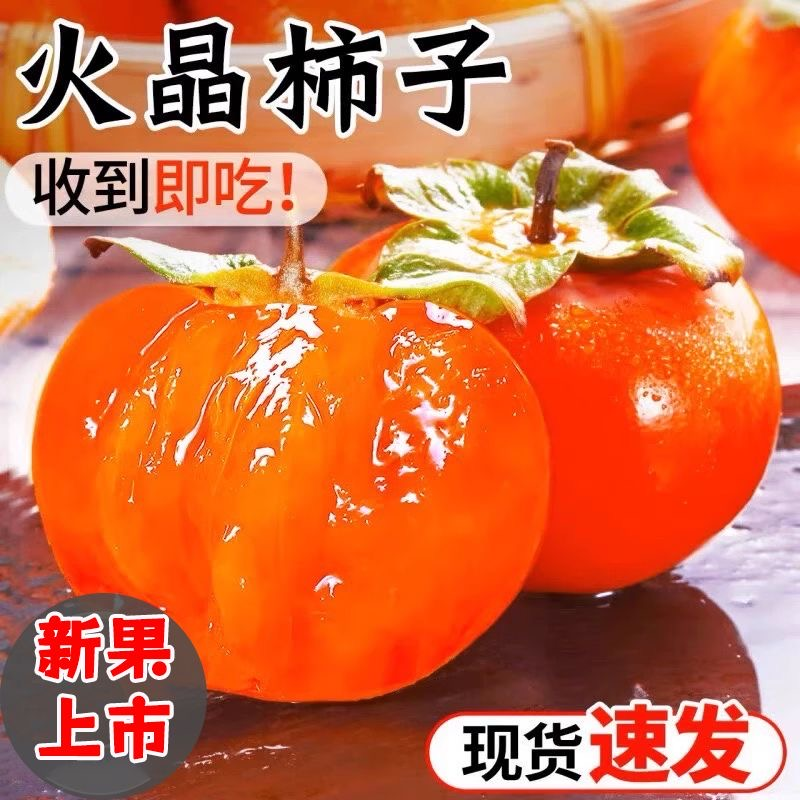 （火晶柿子）15枚新鲜现摘现发果园直发坏果包赔