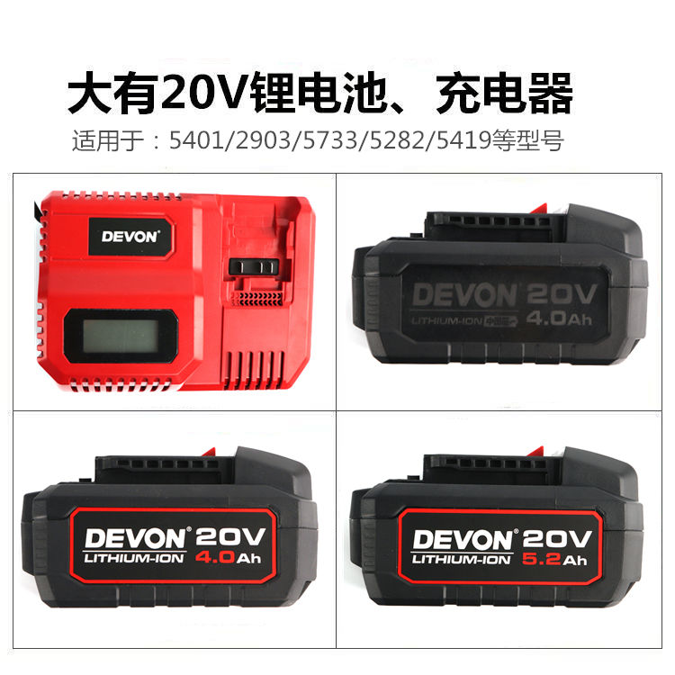 大有2.0/4.0/5.0/8.0电池充电器快充双充闪充
