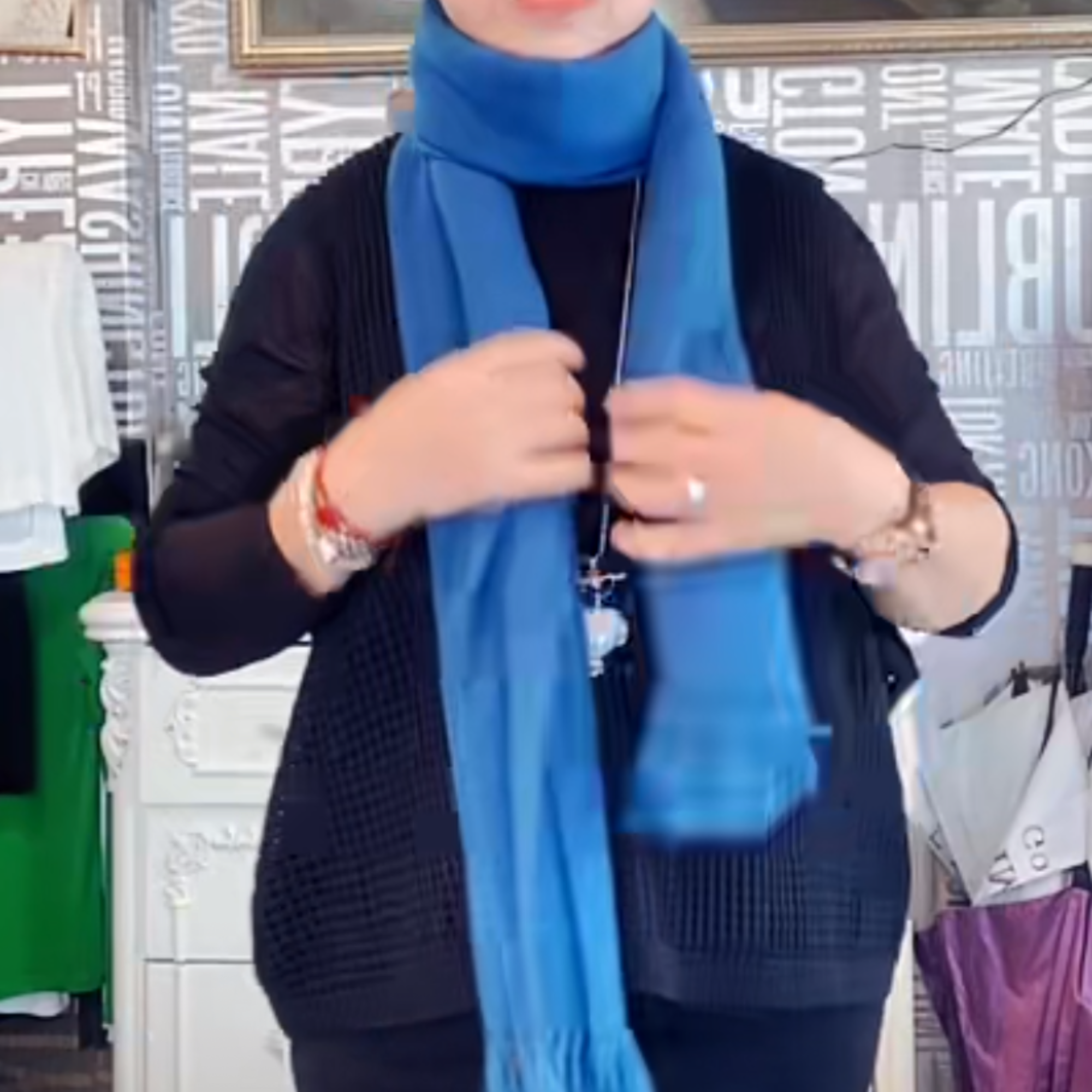 2023冬季日常保暖羊毛围巾