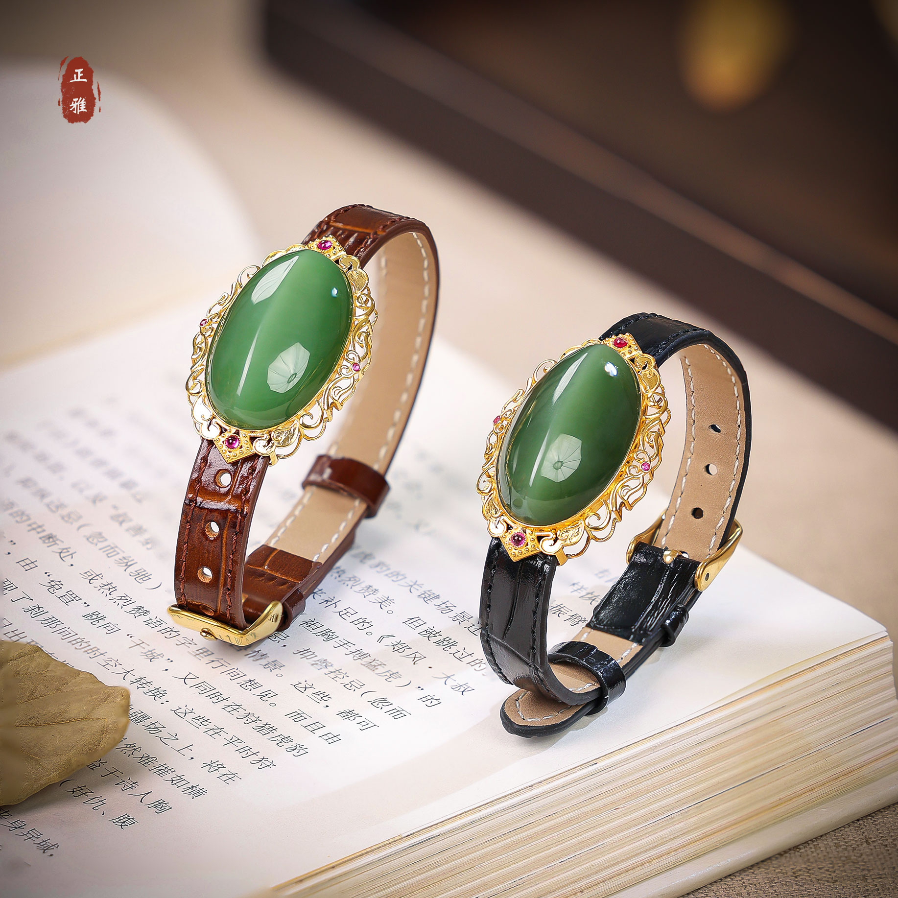 【李哥推荐】18k金和田玉手链@D99@多样性发一个