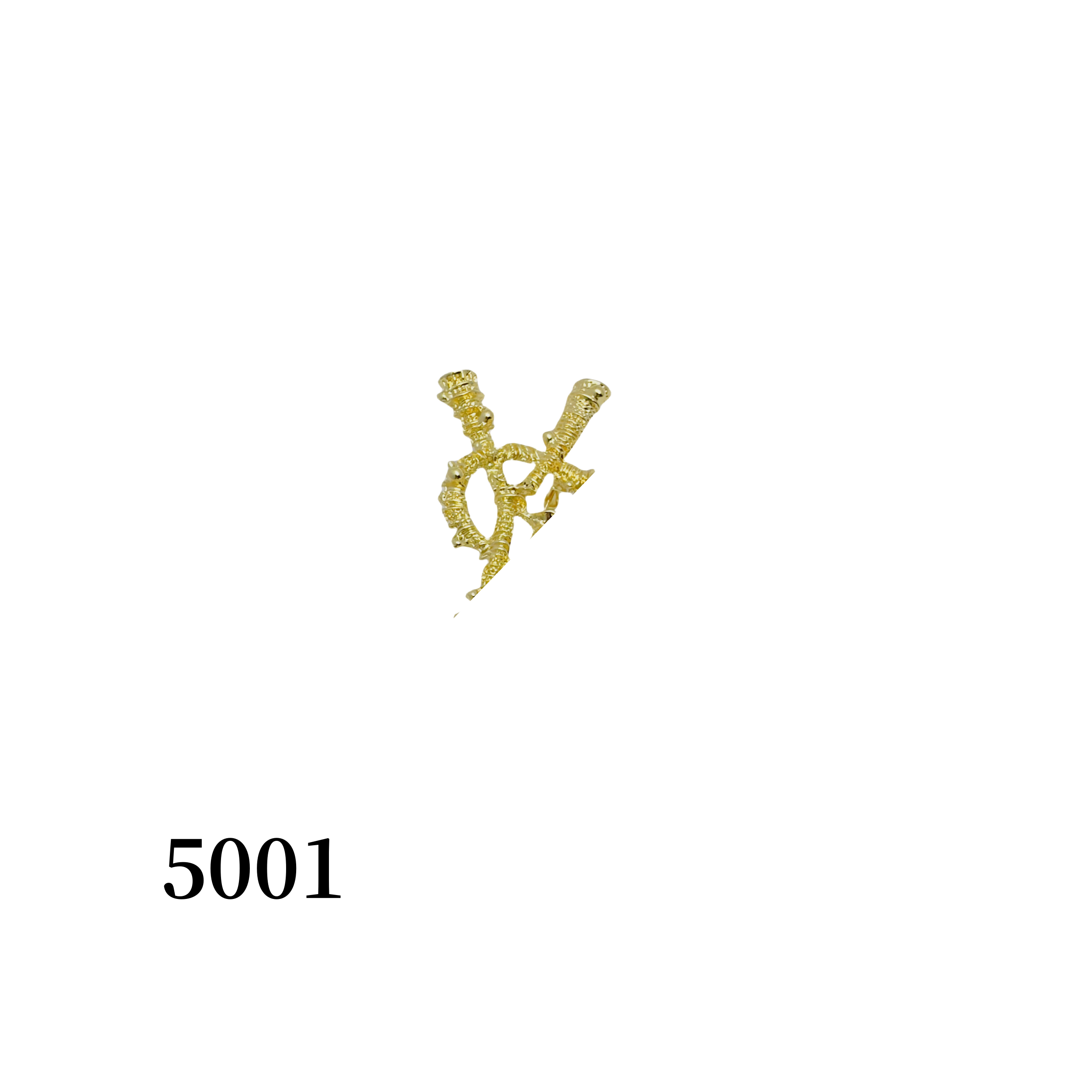 铜合金胸针 【5001】百搭简约素金胸针