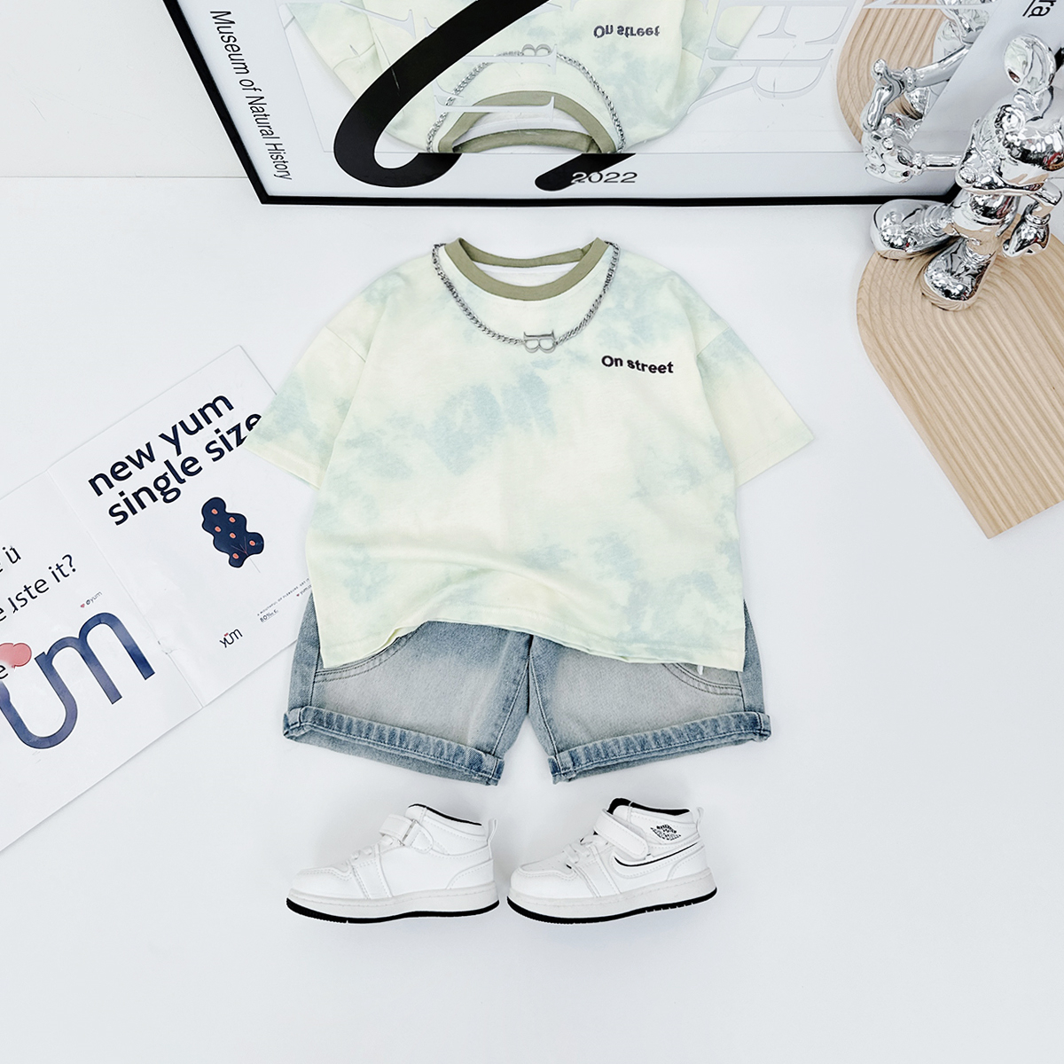 儿童短袖T恤夏季男童衣服夏装2024新款 D-LFX24054 悠悠童话童装