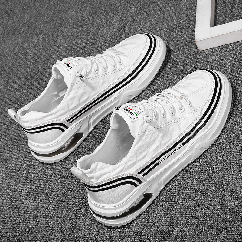 奈驷冰丝男鞋2023新款夏季透气帆布布鞋男士休闲板鞋百搭小白布鞋