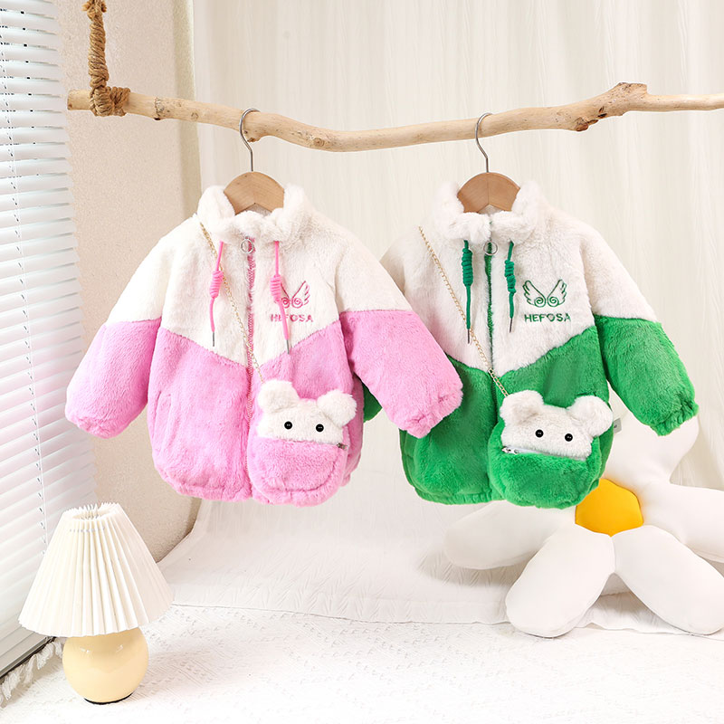 冬装加厚童装婴儿外套秋冬新款军大衣儿童宝宝军大衣女童款冬季