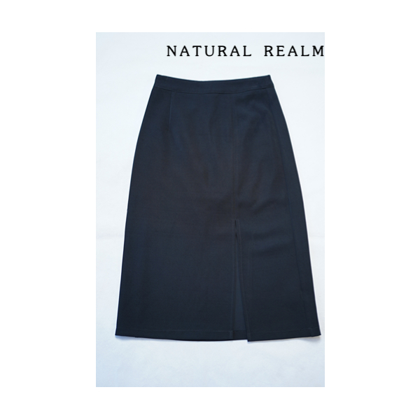 {周舟NATURAL REALM}百搭款时尚单开叉设计师黑色气质包臀裙258