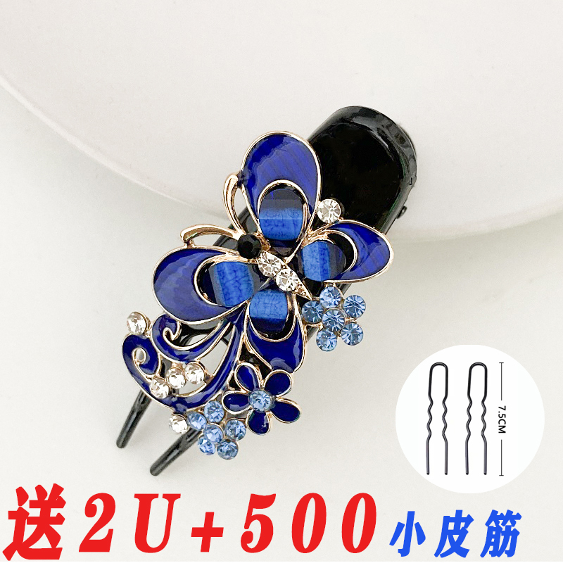 非金属亚克力发饰 新款蝴蝶鸭嘴夹时尚优雅精致发夹发卡蝴蝶结