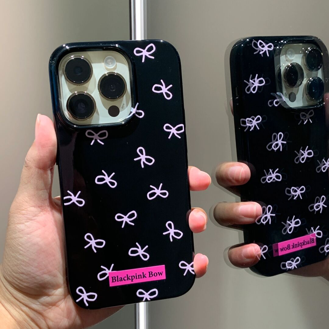 ins满屏蝴蝶结苹果14promax小众果冻壳iPhone15Pro硅胶XS手机壳13