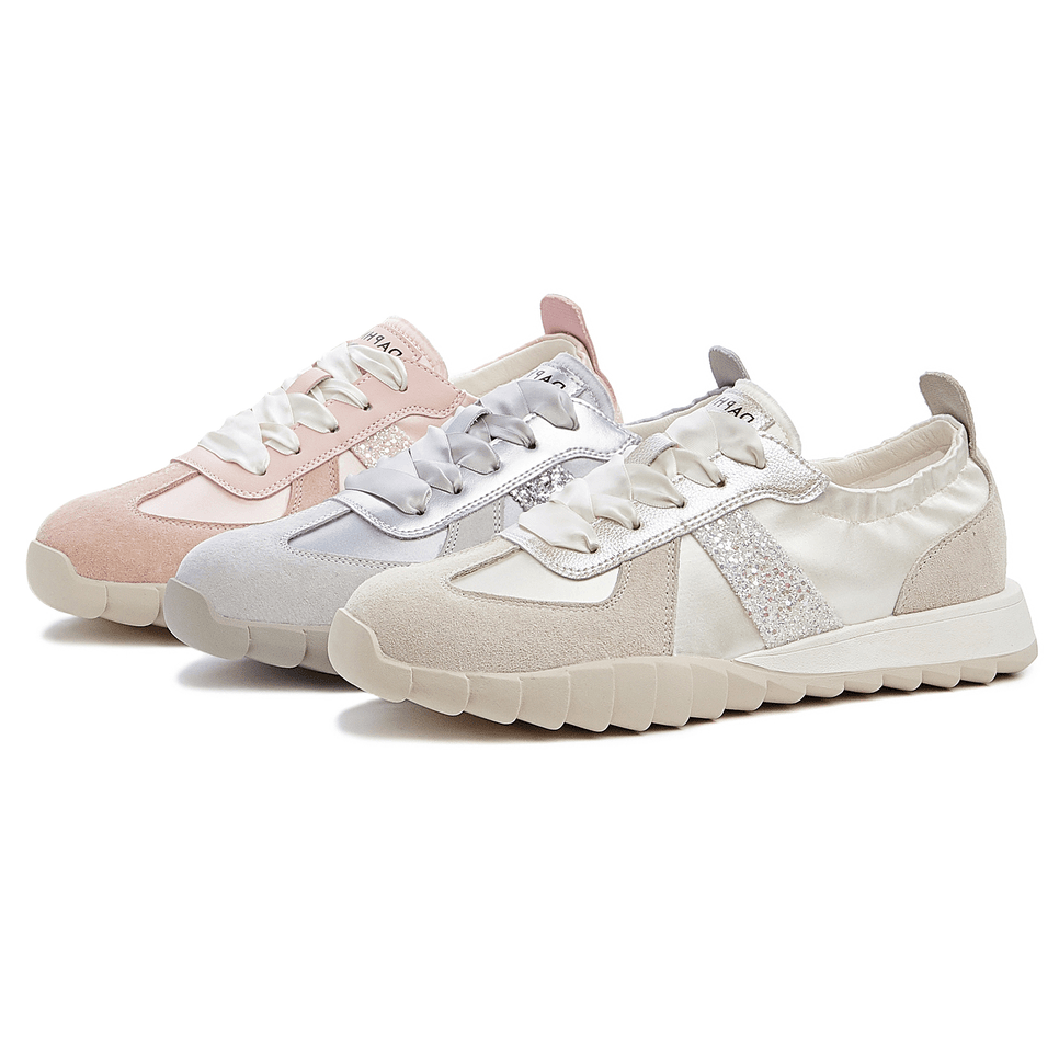 德训鞋2024春季奶油德迅透气泡芙鞋女学生百搭小众休闲板鞋韩版