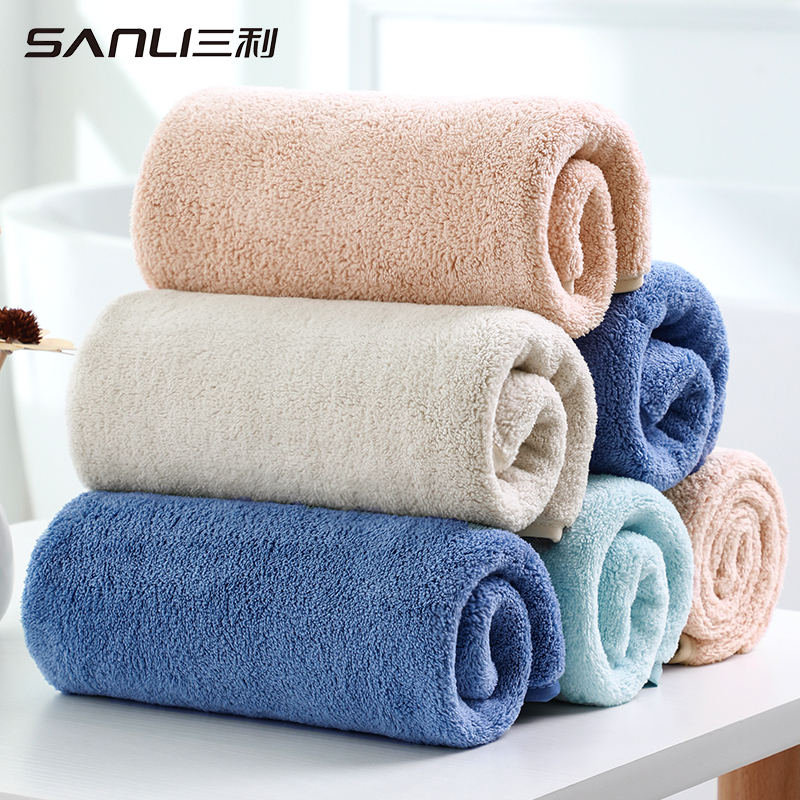 毛巾男洗脸洗澡热敷家用珊瑚绒比全棉纯棉吸水速干发女亲肤吸湿