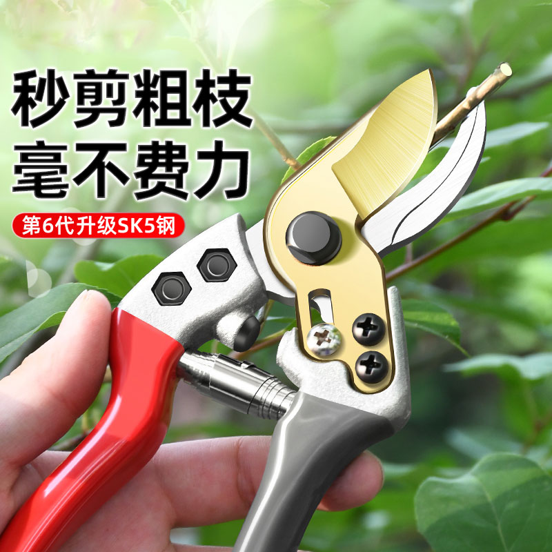 日本原装艺园剪刀花艺果树枝花木剪园艺剪花枝专用修枝剪刀引