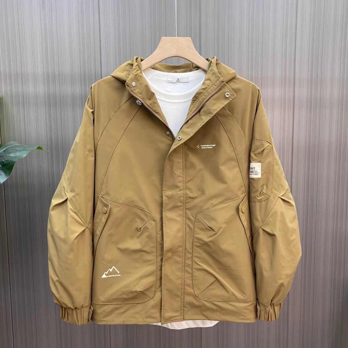 23881#时尚潮流休闲户外夹棉夹克外套