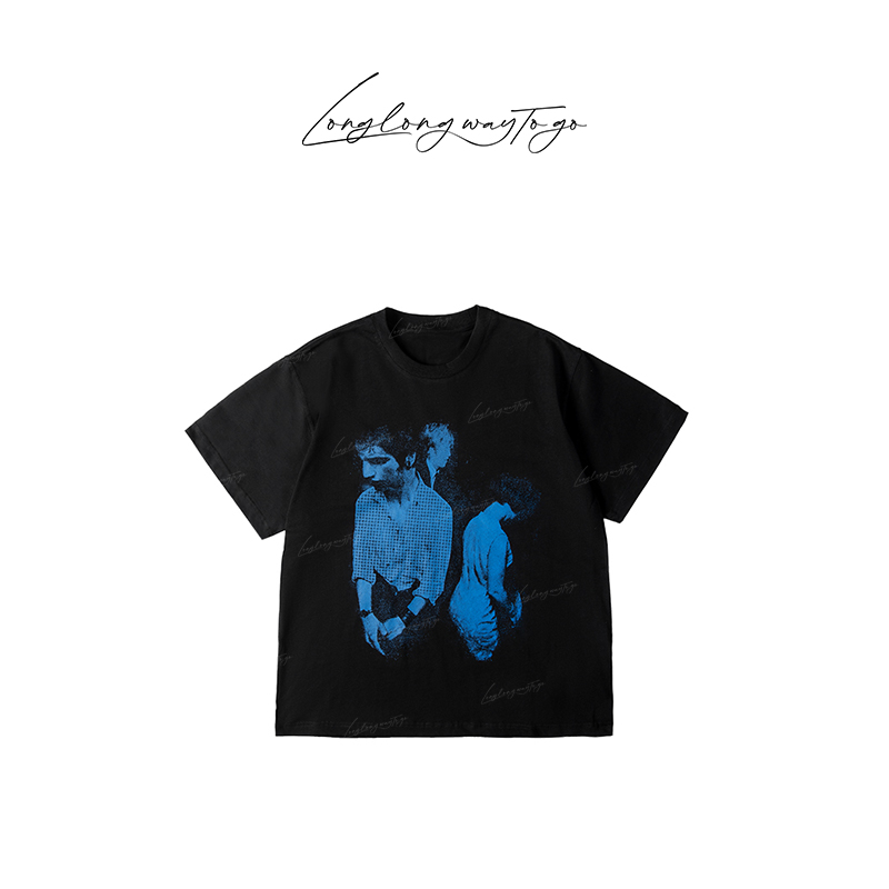 人像字母印花短袖（LLWTG1103）