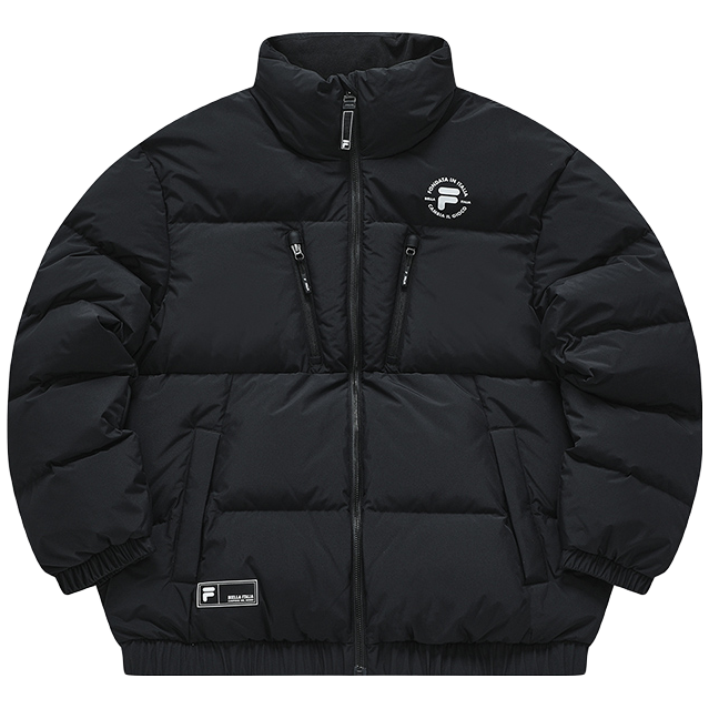 Fila/斐乐潮流情侣羽绒服23冬时尚百搭立领羽绒服外套T11M345905F