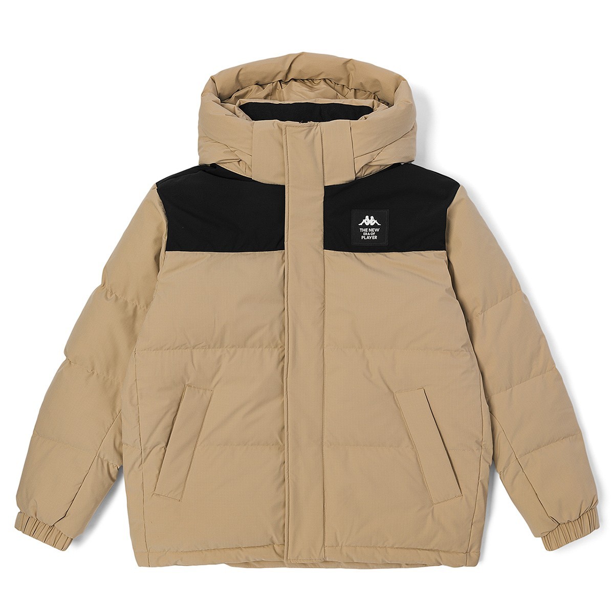 kappa卡帕羽绒服男冬运动时尚休闲连帽面包服保暖外套K0C72YY61