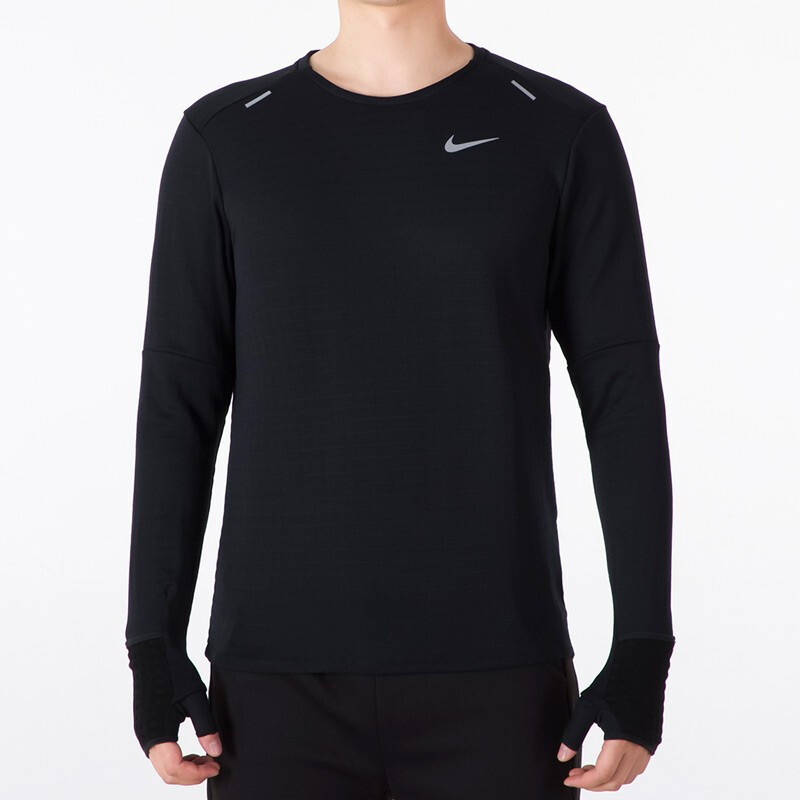 预Nike耐克t恤男RPL ELMNT运动训练百搭圆领长袖上衣DD5650-010