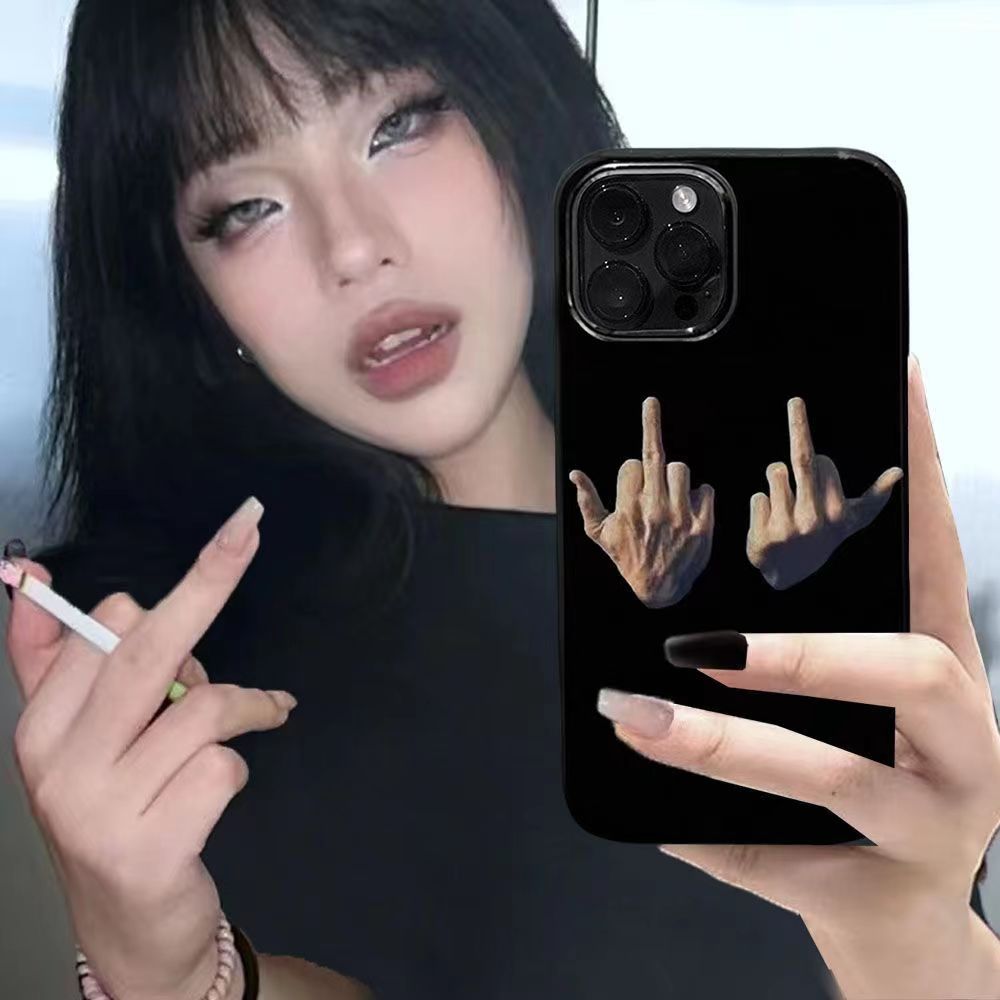 欧美小众15高街手13适用iPhone14Promax苹果11手机壳12潮酷XR软8P