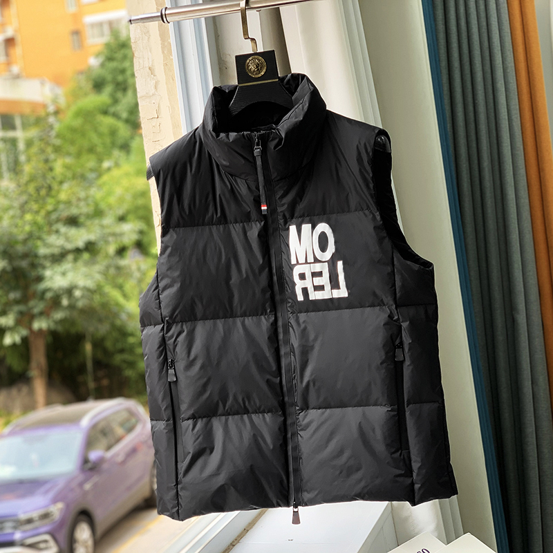 F1055  90鹅绒 充绒200g+ 鼎级品牌秋冬季加厚保暖男士羽绒服马甲