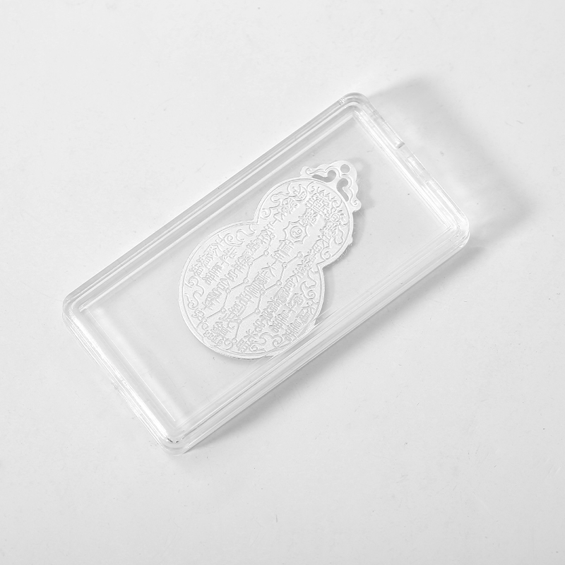 足银银制品 【真真】银葫芦片DU1014004