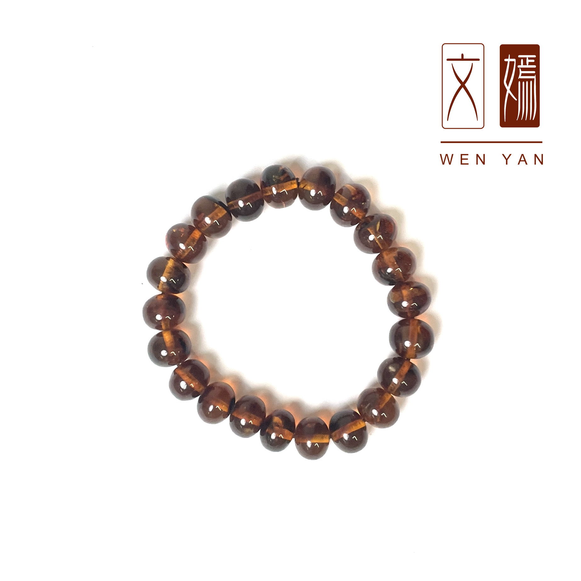 【GHHA67】/三库/抚顺琥珀手串 长20cm 珠子10mm