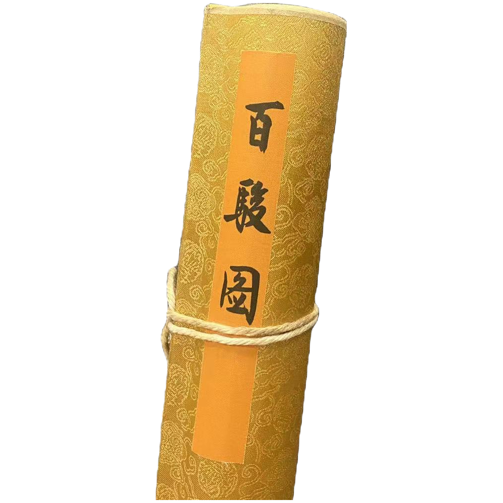 【文墨坊】郎世宁百骏图字画3333