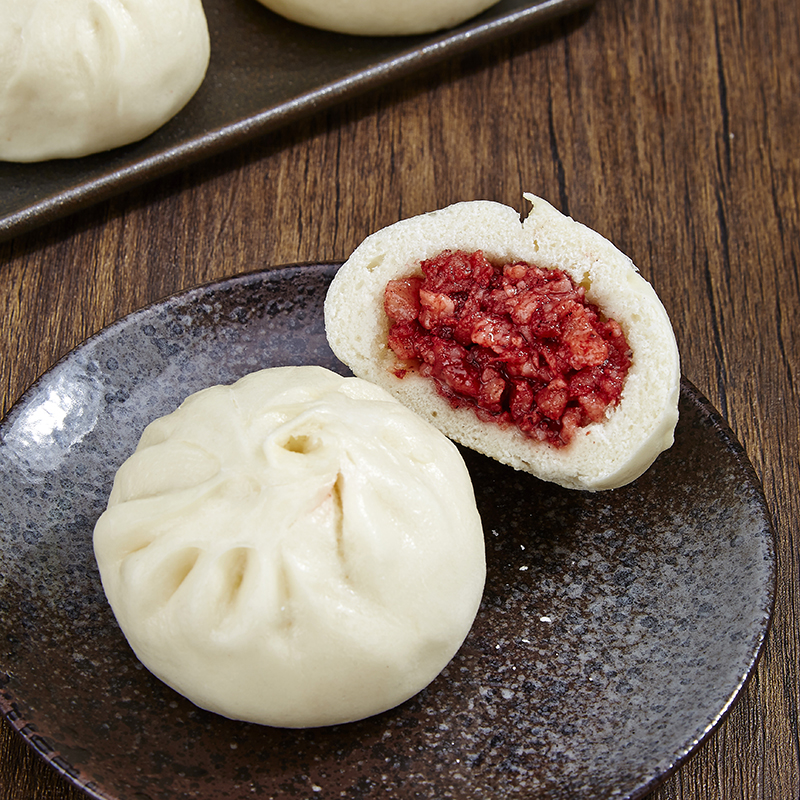潮汕特色南乳包6个竹笋包咖喱鸡肉包 手工制作面包早点营养早餐